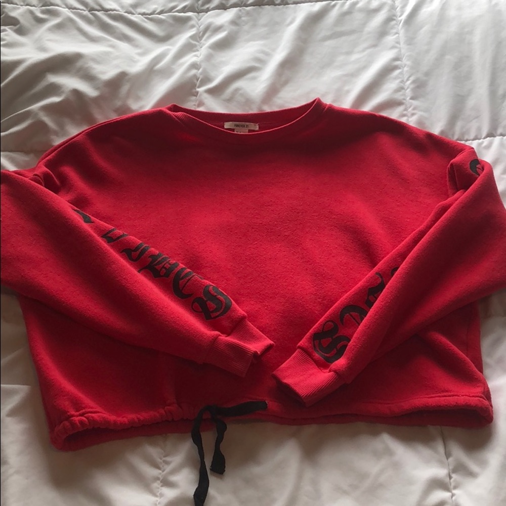 Cropped sweatshirt